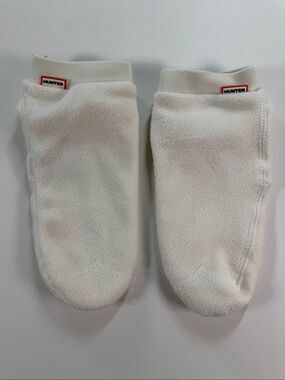 Hunter Original Tall Boot Fleece Socks Off WhiteSize Large Boot Liners Warm Cozy